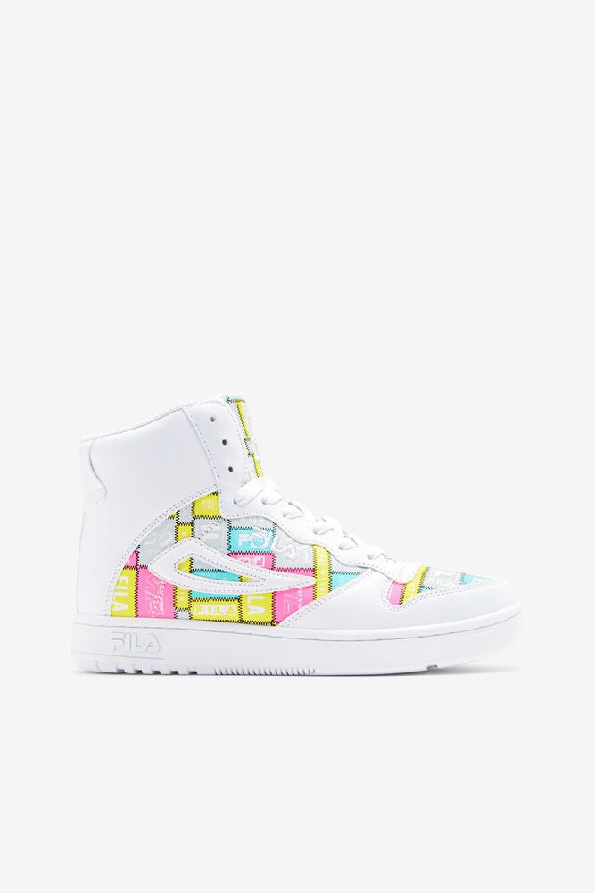 Fila Sneakers Womens White - Fx-dsx Mid Patchwork - Philippines 0795681-LI